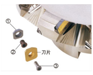 85&deg;平行四邊形11&deg;后角銑削刀片AOGT12-PEFR-GM(10個裝)